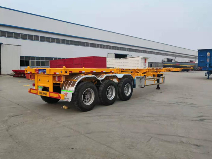 40英尺集裝箱運(yùn)輸骨架半掛車